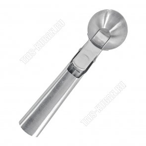 Ложка д/мороженого L18 d5см,нержавеющая сталь (12) 