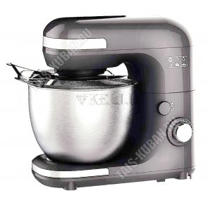 Миксер-ТЕСТОМЕС планетарн.вращен. 1200Вт нерж.чаша 5,0л.съёмн, 7реж,черн (2) 
