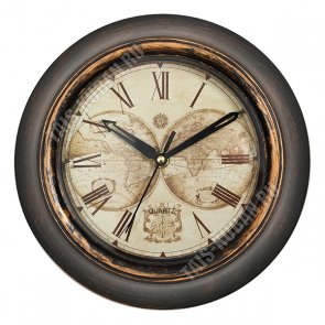 Часы (пластик) круг.d23см 