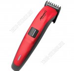 Машинка д/стрижки (аккум 600mAh) черный/красный (40)