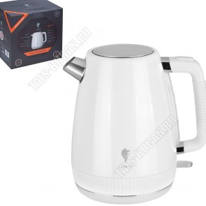 Чайник нерж.1,7л 2200Вт, белый (6) 