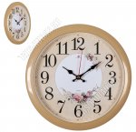 Часы (пластик/стекло) d35см 