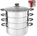 Мантоварка-пароварка нержавеющая сталь 8,0л d26см,4-х ярусная (8)