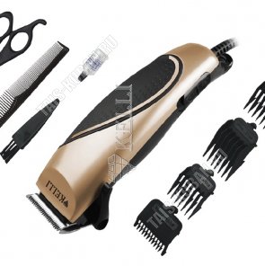 Машинка д/стрижки (сеть) 45Вт, 4 уровня длины(3-12мм) лезв.нерж.ст,петля д/подвеш,парикм.н-р.(12) 