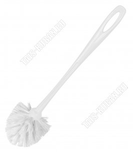 Ерш туалетный, белый (раб.час d8 h8cм,руч.L26см) (25)