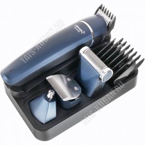 Н-р Бритва+Триммер (аккум/сеть 500mAh) синий (40) 