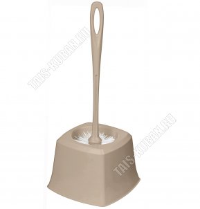 Ерш+подставка WC квадр, бежевый (25) 