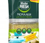 Мочалка д/посуды д/эмали и тефлона 2шт (120х80х20мм) поролон в фольгиров.оплетке (40)