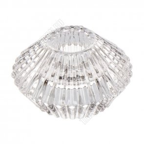 Подсвечник (стекло) на 1свечу h4см d7,5см 