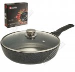 Сотейник d26 h6,5см с крышкой и съёмной ручкой (6)