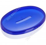 Мыльница овал,с поддон L13х9 h3см 