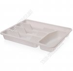 Лоток-вклад д/ст.приб.5отд. белый (33х26 h4см) (36) 