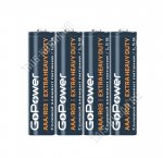 Батарейка GoPower Extra Heavy Duty R03-4шт,спайка (60)