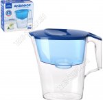 Фильтр-кувшин СТАНДАРТ 2,5л голуб,объём очищ.воды 1.2л, помещ-ся в дверце хол-ка,винтов.картридж (карт.В15) (7)