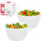 Розы Салатник набор 2шт 610мл d13 h7см