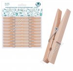 Прищепки д/белья дерево 20шт L7см 