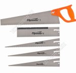 Ножовка по дер.350мм.+ 5 смен.полотен(мелкий зуб, тонкое, д/фигур.пил, д/стусла, д/попереч.пила) пласт.руч. 