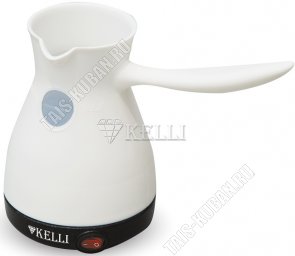 Кофеварка-турка эл. 600мл 800Вт, диск,защ.от перегр,белый (12) 