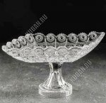 Ваза для фруктов на ножке (квадрат) 34х22см 