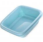 Таз 10л небесн.гол, квадр.(38х38 h11см) (17) 