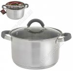 PROFI grey Кастрюля 5,2л d22cм,ф.цилиндр (6)