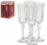 JOY Бокал для шампанского набор 4шт 175мл, п/у (6)