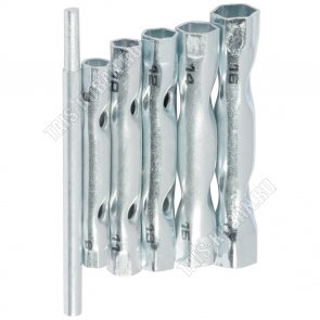 Ключи-трубки торц. н-р 6шт 8х17мм, вороток,оцинк. (60) 