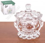 Вазочка д/сладостей с крышкой 0,14л d8,5 h11,5см 