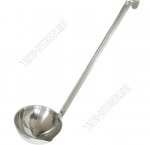 Половник со сливом 500мл L39см d14см, с крючком для подвешивания (10) 