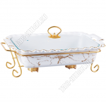 Мармит (керамика) 2,5л прямоугольный (36х25см h10см) 