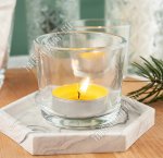 Подсвечник (стекло) ALANYA h5,5см д/капс.свечи б/уп