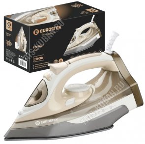 Утюг керамическая подошва 2600Вт пар 45г/мин,для воды 350мл, бежевый (1) 