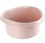 Таз 12л бежев, кругл (d38 h16см) (10) 