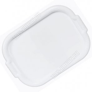 Поднос прям.(50х36 h2,5см) белый (15) 