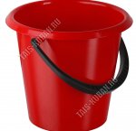 Ведро круг 5л (d26 h22см) красный (20)