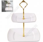 Элит Фруктовница 2х ярусная 15х15/20х20см, п/у (24)