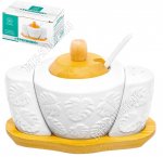 Тропики/Лист монстеры /Бамбук Сахарница 350мл +Специи 2пр*35мл