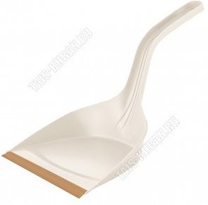 Совок мягк.кромка .24х18см,вертикал.руч L21см ,сливочн.бук, Платик Репабл (8) 