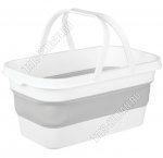 Ведро склад-ся 16л смоки,прямоуг (17х36 h7,5/22см)  (5) 