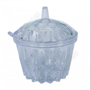 Баночка с крышк,ложк 0,1л 