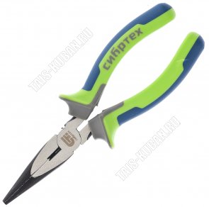 ,Длинногубцы прямые 200мм фосфатирован,3-х комп.руч. 