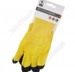 Перчатки для садовых работ 9 разм (L) полиэстер+вспененный латексный двойной полуоблив (12)