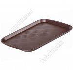 Поднос прям (48х36см) коричневый (10)