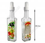 Бутылка для масла 200мл с пластиковым распылителем 