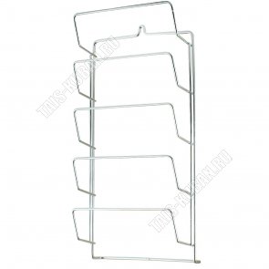 Подставка настен д/крышек 5-ти секц, прямоугол, h33см, оцинк 