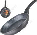 Atik Сковорода d24 h4,5см,черн.матовый/серебро (6)