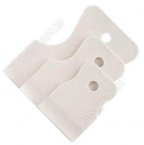 Шпатели н-р 3шт. 40-60-80мм. бел.резина