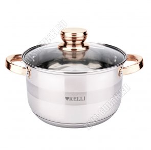 Golden Кастрюля 3,8л d20см,ф.цилиндр (9) 