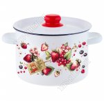 Ягодки Кастрюля белый (цил) 2,9л (6) 