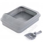 Лоток+совок д/кошек,высок.съемн.борт (L44х35 h15см) (4)